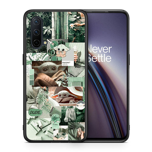 Θήκη Αγίου Βαλεντίνου OnePlus Nord CE 5G Collage Dude από τη Smartfits με σχέδιο στο πίσω μέρος και μαύρο περίβλημα | OnePlus Nord CE 5G Collage Dude case with colorful back and black bezels