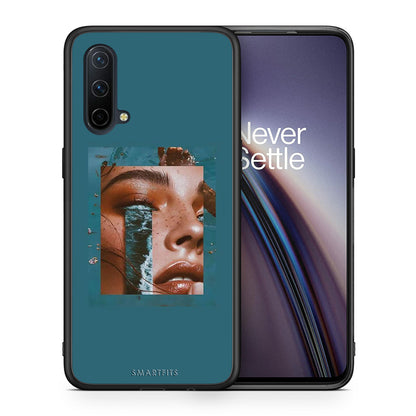 Θήκη OnePlus Nord CE 5G Cry An Ocean από τη Smartfits με σχέδιο στο πίσω μέρος και μαύρο περίβλημα | OnePlus Nord CE 5G Cry An Ocean case with colorful back and black bezels
