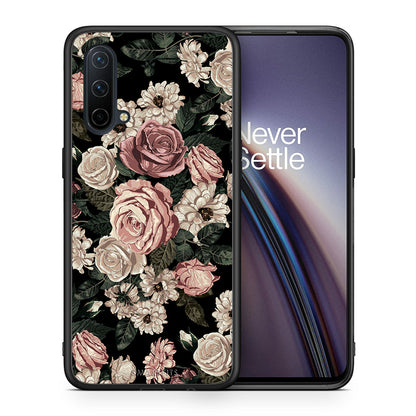 Θήκη OnePlus Nord CE 5G Wild Roses Flower από τη Smartfits με σχέδιο στο πίσω μέρος και μαύρο περίβλημα | OnePlus Nord CE 5G Wild Roses Flower case with colorful back and black bezels