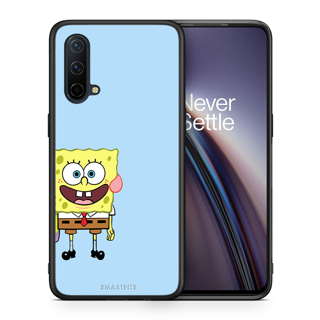 Θήκη OnePlus Nord CE 5G Friends Bob από τη Smartfits με σχέδιο στο πίσω μέρος και μαύρο περίβλημα | OnePlus Nord CE 5G Friends Bob case with colorful back and black bezels