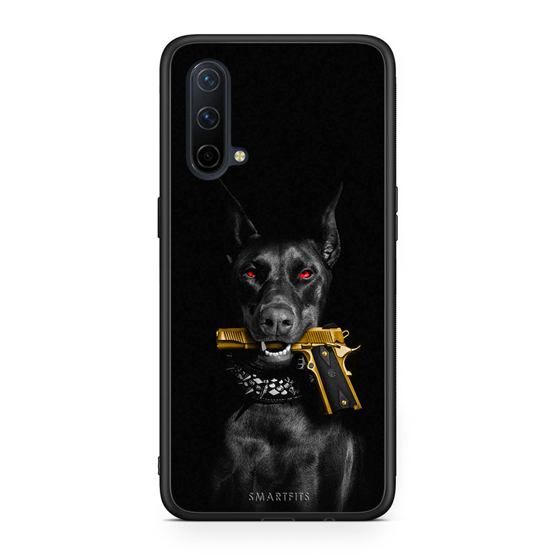 OnePlus Nord CE 5G Golden Gun Θήκη Αγίου Βαλεντίνου από τη Smartfits με σχέδιο στο πίσω μέρος και μαύρο περίβλημα | Smartphone case with colorful back and black bezels by Smartfits
