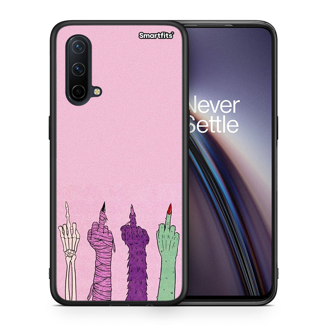 Θήκη OnePlus Nord CE 5G Halloween Be A Lady από τη Smartfits με σχέδιο στο πίσω μέρος και μαύρο περίβλημα | OnePlus Nord CE 5G Halloween Be A Lady case with colorful back and black bezels