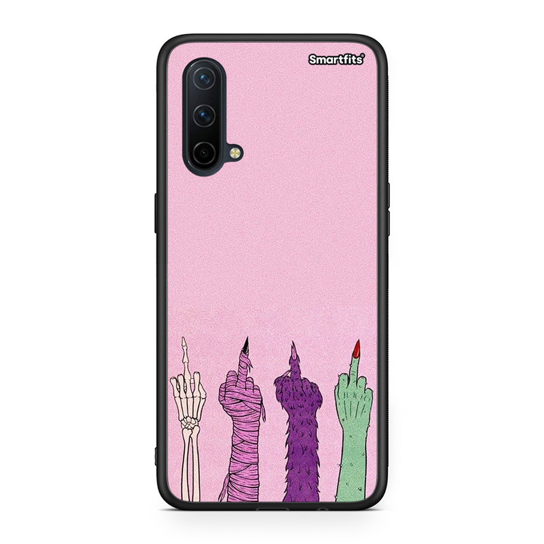 OnePlus Nord CE 5G Halloween Be A Lady Θήκη από τη Smartfits με σχέδιο στο πίσω μέρος και μαύρο περίβλημα | Smartphone case with colorful back and black bezels by Smartfits