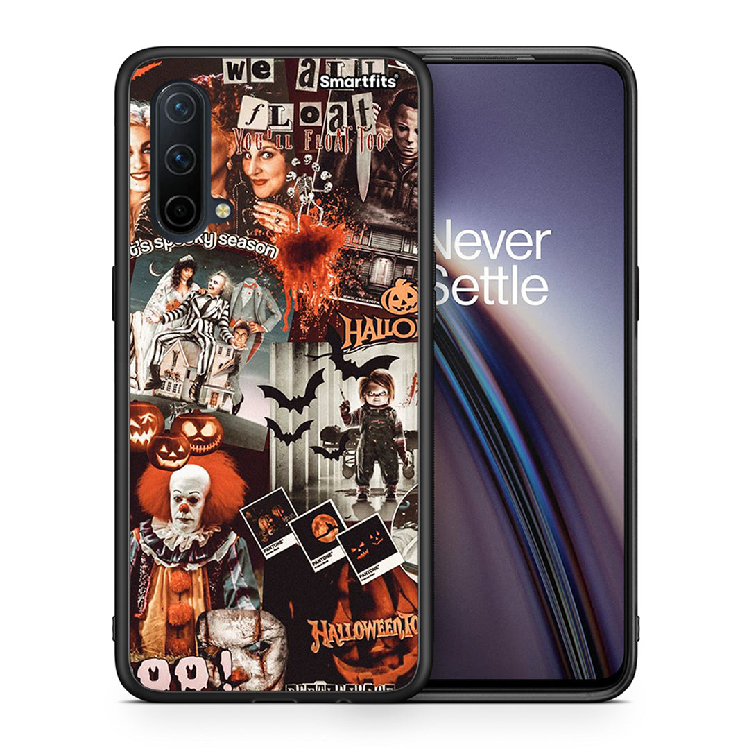 Θήκη OnePlus Nord CE 5G Halloween Spooky Season από τη Smartfits με σχέδιο στο πίσω μέρος και μαύρο περίβλημα | OnePlus Nord CE 5G Halloween Spooky Season case with colorful back and black bezels