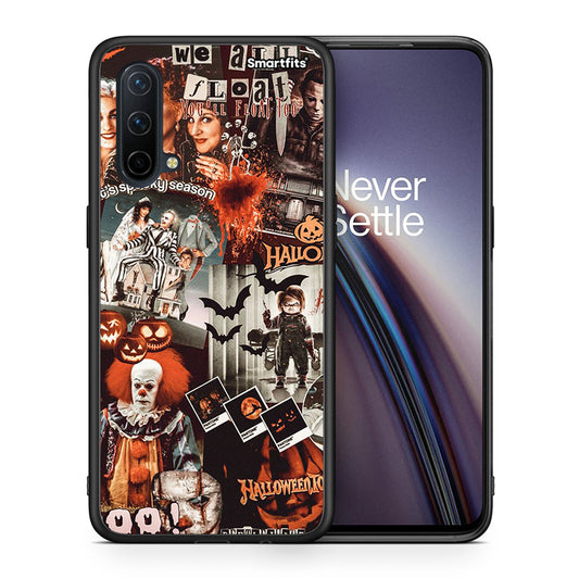 Θήκη OnePlus Nord CE 5G Halloween Spooky Season από τη Smartfits με σχέδιο στο πίσω μέρος και μαύρο περίβλημα | OnePlus Nord CE 5G Halloween Spooky Season case with colorful back and black bezels