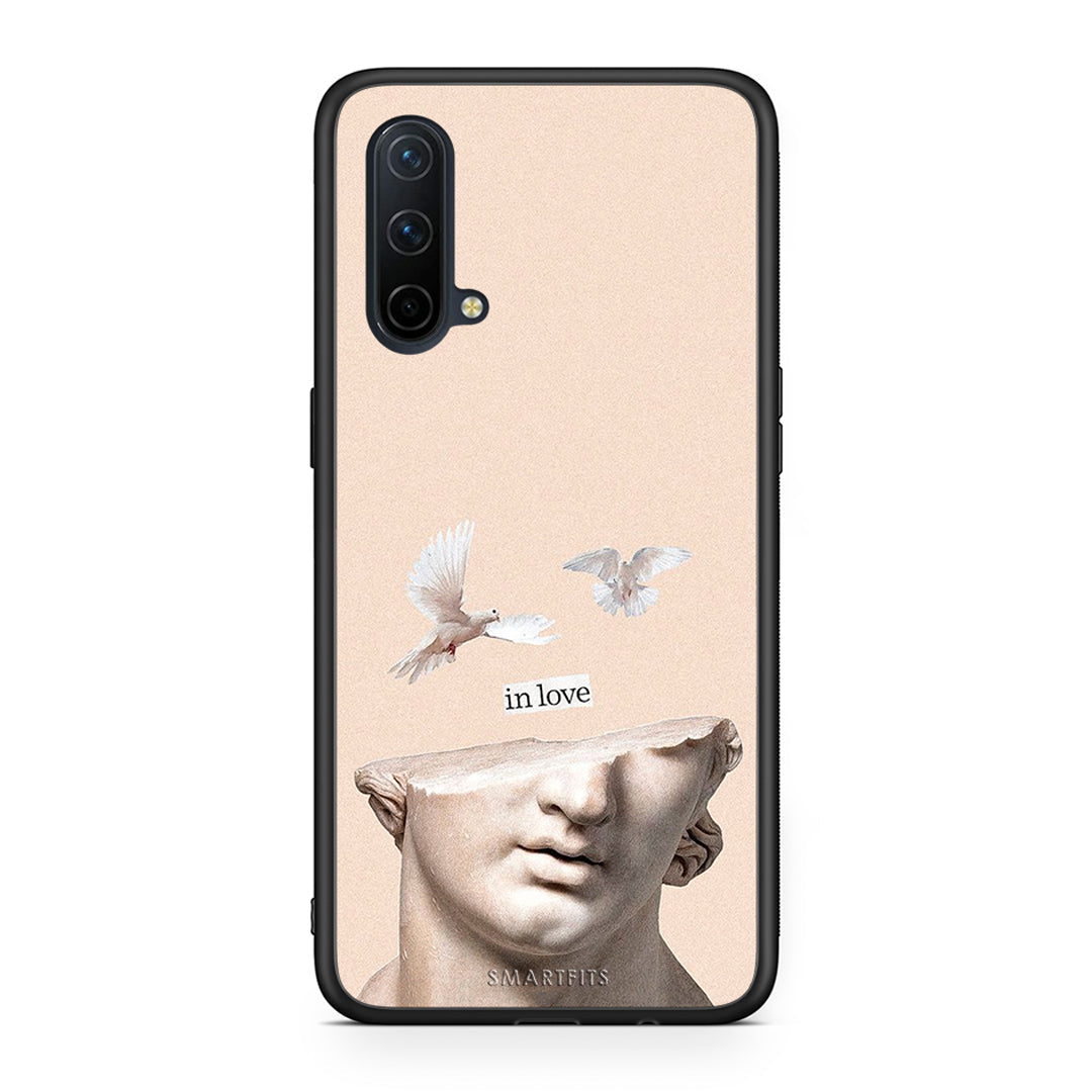 OnePlus Nord CE 5G In Love θήκη από τη Smartfits με σχέδιο στο πίσω μέρος και μαύρο περίβλημα | Smartphone case with colorful back and black bezels by Smartfits