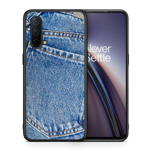 Θήκη OnePlus Nord CE 5G Jeans Pocket από τη Smartfits με σχέδιο στο πίσω μέρος και μαύρο περίβλημα | OnePlus Nord CE 5G Jeans Pocket case with colorful back and black bezels