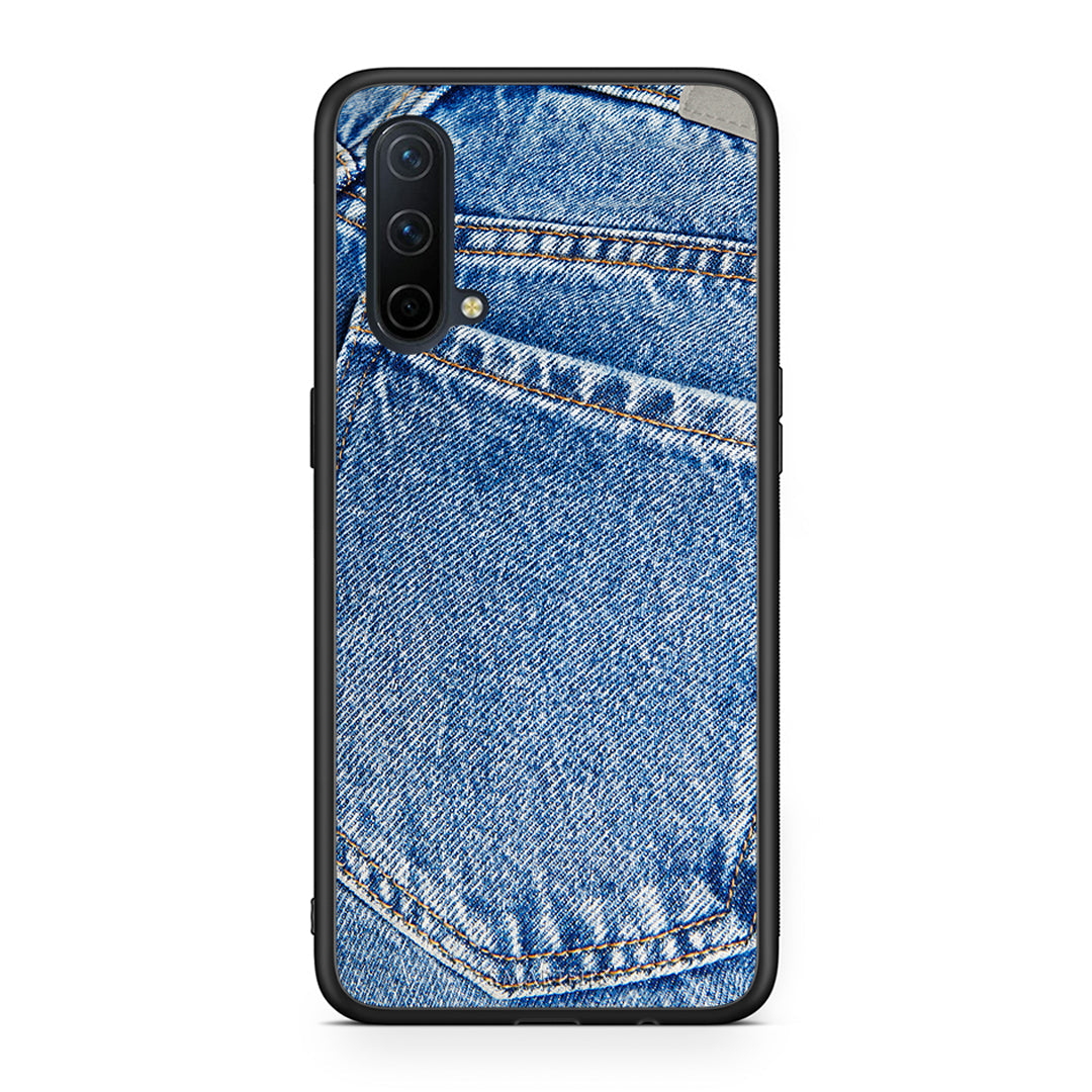 OnePlus Nord CE 5G Jeans Pocket θήκη από τη Smartfits με σχέδιο στο πίσω μέρος και μαύρο περίβλημα | Smartphone case with colorful back and black bezels by Smartfits