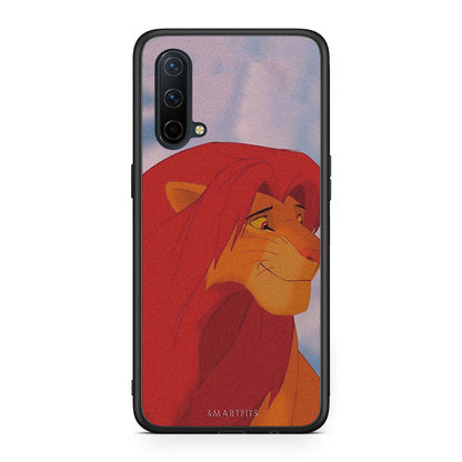 OnePlus Nord CE 5G Lion Love 1 Θήκη Αγίου Βαλεντίνου από τη Smartfits με σχέδιο στο πίσω μέρος και μαύρο περίβλημα | Smartphone case with colorful back and black bezels by Smartfits