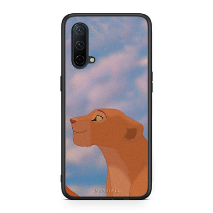 OnePlus Nord CE 5G Lion Love 2 Θήκη Αγίου Βαλεντίνου από τη Smartfits με σχέδιο στο πίσω μέρος και μαύρο περίβλημα | Smartphone case with colorful back and black bezels by Smartfits