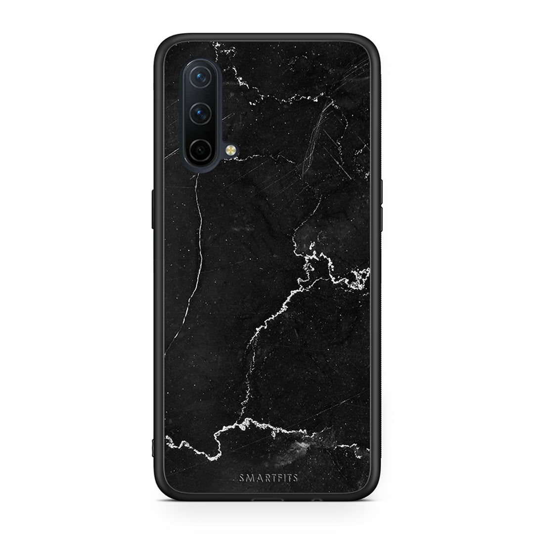 OnePlus Nord CE 5G Marble Black θήκη από τη Smartfits με σχέδιο στο πίσω μέρος και μαύρο περίβλημα | Smartphone case with colorful back and black bezels by Smartfits