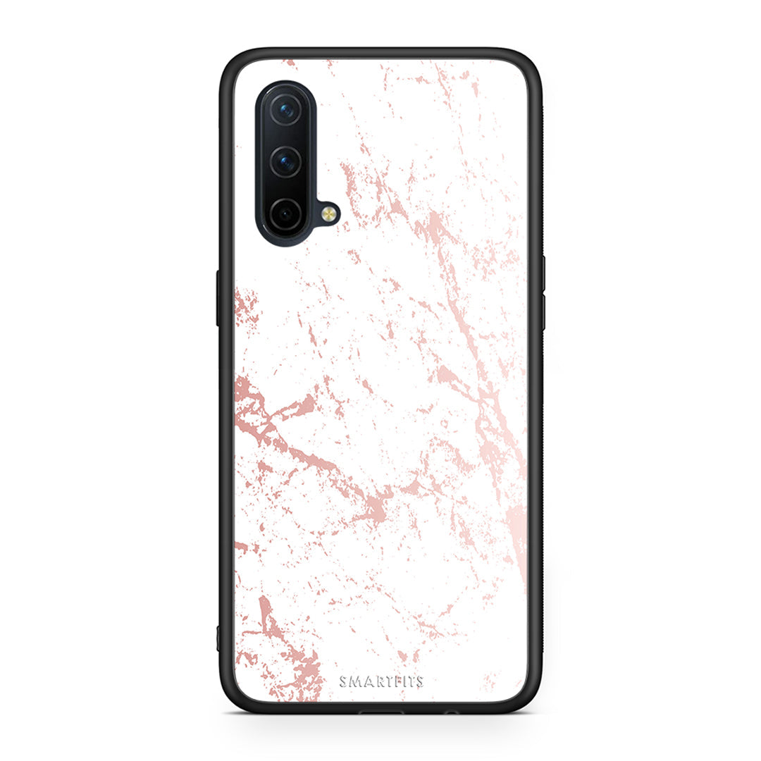 116 - OnePlus Nord CE 5G Pink Splash Marble case, cover, bumper