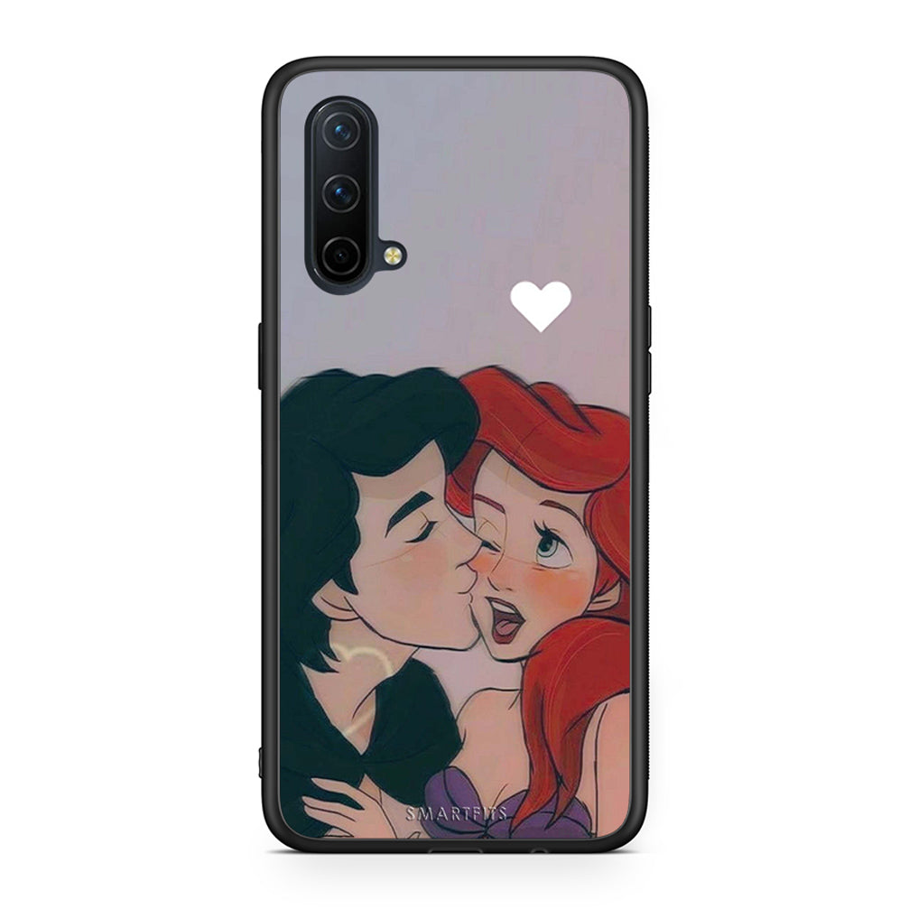 OnePlus Nord CE 5G Mermaid Love Θήκη Αγίου Βαλεντίνου από τη Smartfits με σχέδιο στο πίσω μέρος και μαύρο περίβλημα | Smartphone case with colorful back and black bezels by Smartfits