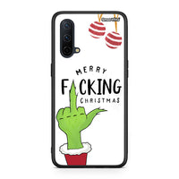 Thumbnail for OnePlus Nord CE 5G Merry F Xmas θήκη από τη Smartfits με σχέδιο στο πίσω μέρος και μαύρο περίβλημα | Smartphone case with colorful back and black bezels by Smartfits