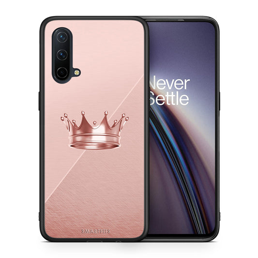 Θήκη OnePlus Nord CE 5G Crown Minimal από τη Smartfits με σχέδιο στο πίσω μέρος και μαύρο περίβλημα | OnePlus Nord CE 5G Crown Minimal case with colorful back and black bezels