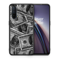 Thumbnail for Θήκη OnePlus Nord CE 5G Money Dollars από τη Smartfits με σχέδιο στο πίσω μέρος και μαύρο περίβλημα | OnePlus Nord CE 5G Money Dollars case with colorful back and black bezels