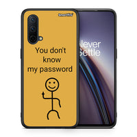 Thumbnail for Θήκη OnePlus Nord CE 5G My Password από τη Smartfits με σχέδιο στο πίσω μέρος και μαύρο περίβλημα | OnePlus Nord CE 5G My Password case with colorful back and black bezels