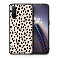 Thumbnail for Θήκη OnePlus Nord CE 5G New Polka Dots από τη Smartfits με σχέδιο στο πίσω μέρος και μαύρο περίβλημα | OnePlus Nord CE 5G New Polka Dots case with colorful back and black bezels