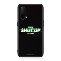 Thumbnail for OnePlus Nord CE 5G OMG ShutUp θήκη από τη Smartfits με σχέδιο στο πίσω μέρος και μαύρο περίβλημα | Smartphone case with colorful back and black bezels by Smartfits