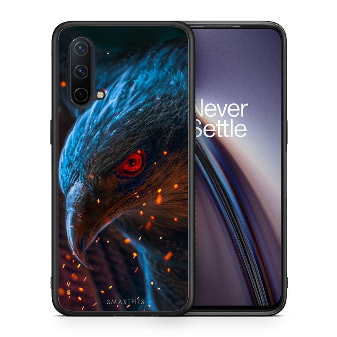 Θήκη OnePlus Nord CE 5G Eagle PopArt από τη Smartfits με σχέδιο στο πίσω μέρος και μαύρο περίβλημα | OnePlus Nord CE 5G Eagle PopArt case with colorful back and black bezels