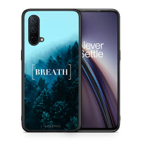 Thumbnail for Θήκη OnePlus Nord CE 5G Breath Quote από τη Smartfits με σχέδιο στο πίσω μέρος και μαύρο περίβλημα | OnePlus Nord CE 5G Breath Quote case with colorful back and black bezels