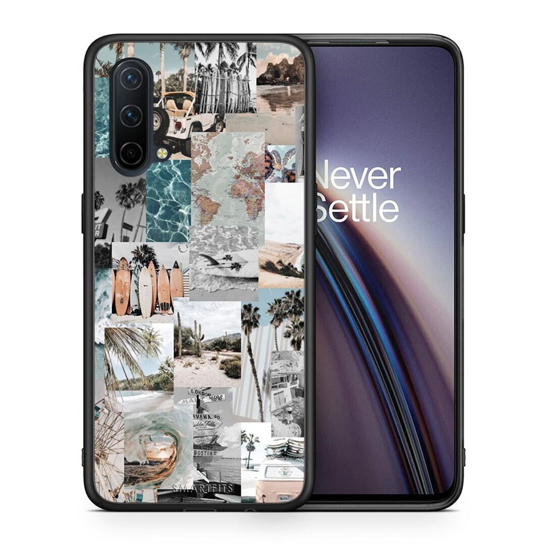 Θήκη OnePlus Nord CE 5G Retro Beach Life από τη Smartfits με σχέδιο στο πίσω μέρος και μαύρο περίβλημα | OnePlus Nord CE 5G Retro Beach Life case with colorful back and black bezels