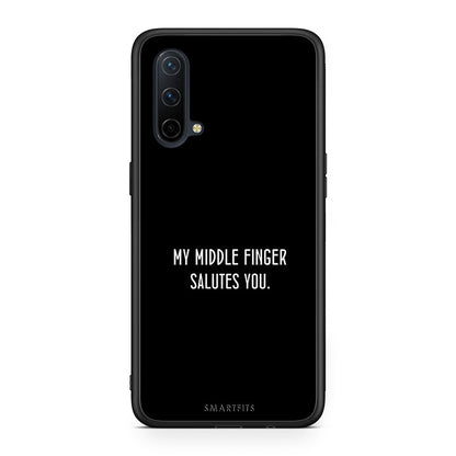 OnePlus Nord CE 5G Salute θήκη από τη Smartfits με σχέδιο στο πίσω μέρος και μαύρο περίβλημα | Smartphone case with colorful back and black bezels by Smartfits