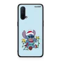 Thumbnail for OnePlus Nord CE 5G Santa Stich θήκη από τη Smartfits με σχέδιο στο πίσω μέρος και μαύρο περίβλημα | Smartphone case with colorful back and black bezels by Smartfits