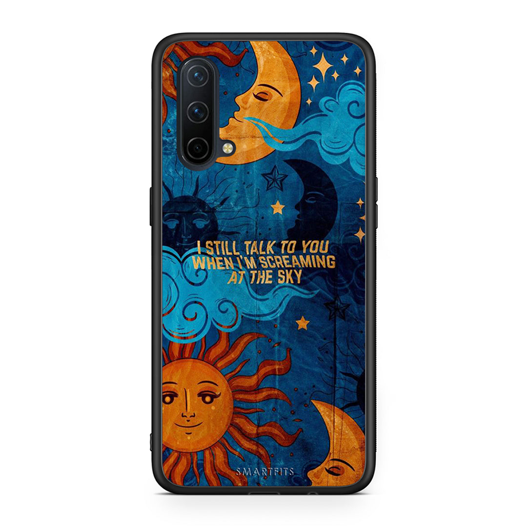 OnePlus Nord CE 5G Screaming Sky θήκη από τη Smartfits με σχέδιο στο πίσω μέρος και μαύρο περίβλημα | Smartphone case with colorful back and black bezels by Smartfits