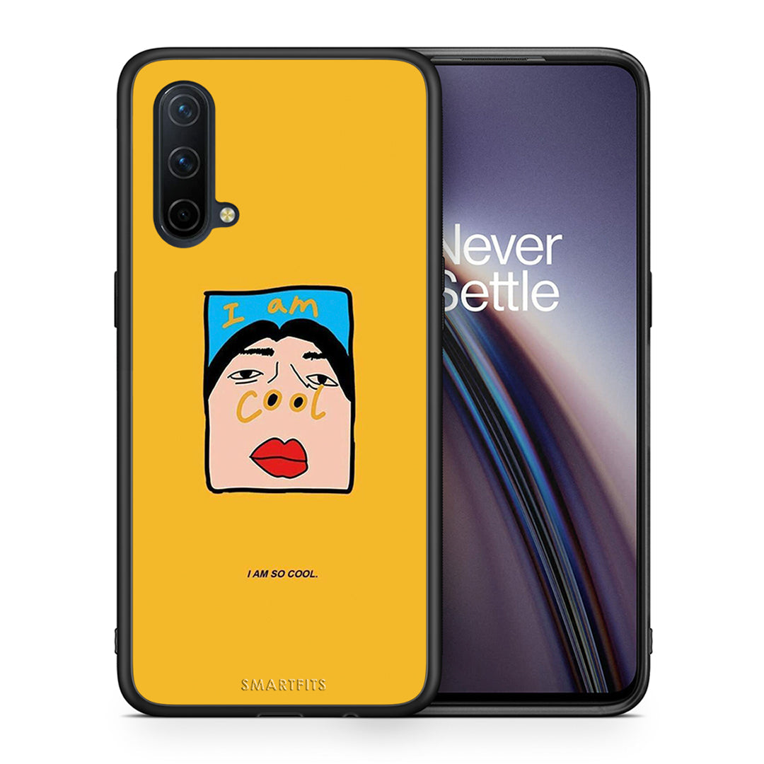 Θήκη Αγίου Βαλεντίνου OnePlus Nord CE 5G So Cool από τη Smartfits με σχέδιο στο πίσω μέρος και μαύρο περίβλημα | OnePlus Nord CE 5G So Cool case with colorful back and black bezels