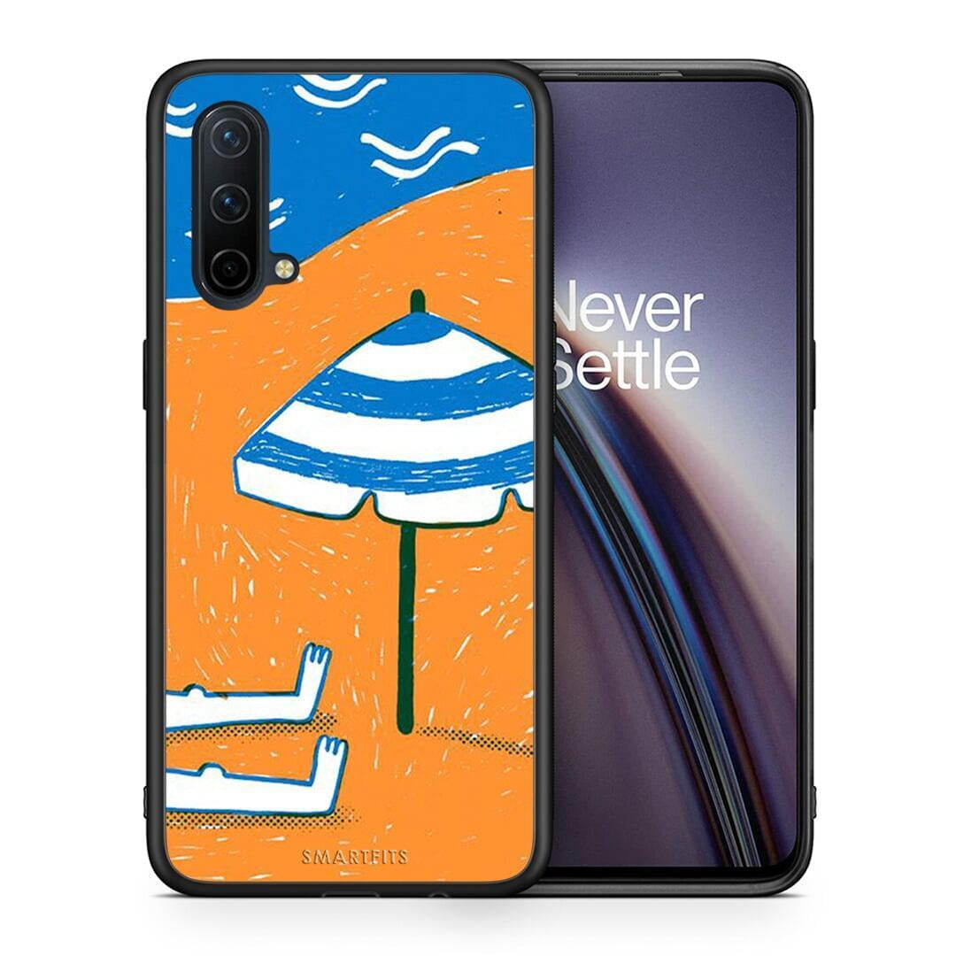 Θήκη OnePlus Nord CE 5G Summering από τη Smartfits με σχέδιο στο πίσω μέρος και μαύρο περίβλημα | OnePlus Nord CE 5G Summering case with colorful back and black bezels