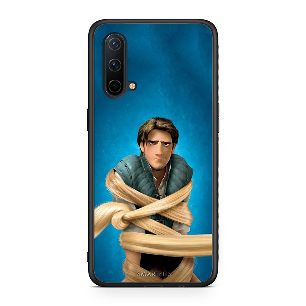 OnePlus Nord CE 5G Tangled 1 Θήκη Αγίου Βαλεντίνου από τη Smartfits με σχέδιο στο πίσω μέρος και μαύρο περίβλημα | Smartphone case with colorful back and black bezels by Smartfits