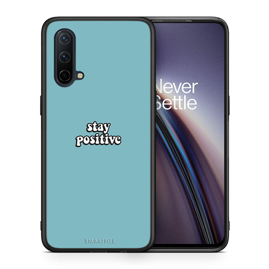 Θήκη OnePlus Nord CE 5G Positive Text από τη Smartfits με σχέδιο στο πίσω μέρος και μαύρο περίβλημα | OnePlus Nord CE 5G Positive Text case with colorful back and black bezels