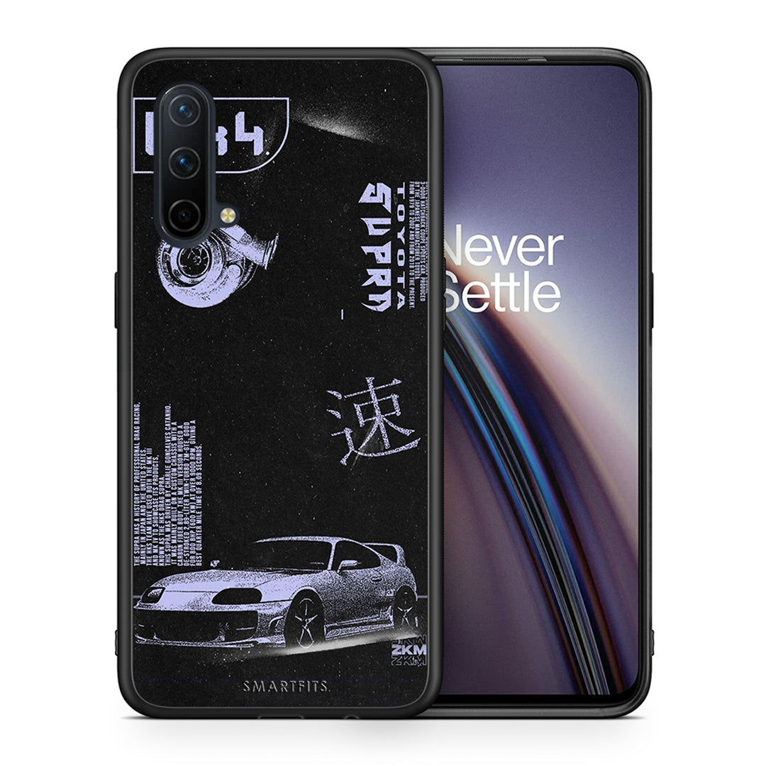 Θήκη Αγίου Βαλεντίνου OnePlus Nord CE 5G Tokyo Drift από τη Smartfits με σχέδιο στο πίσω μέρος και μαύρο περίβλημα | OnePlus Nord CE 5G Tokyo Drift case with colorful back and black bezels