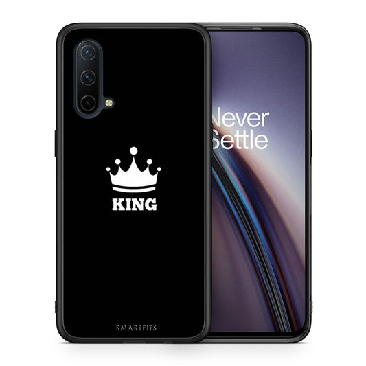 Θήκη OnePlus Nord CE 5G King Valentine από τη Smartfits με σχέδιο στο πίσω μέρος και μαύρο περίβλημα | OnePlus Nord CE 5G King Valentine case with colorful back and black bezels