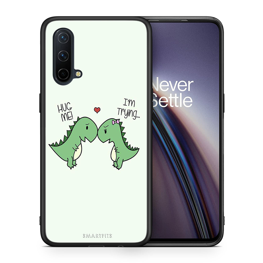 Θήκη OnePlus Nord CE 5G Rex Valentine από τη Smartfits με σχέδιο στο πίσω μέρος και μαύρο περίβλημα | OnePlus Nord CE 5G Rex Valentine case with colorful back and black bezels