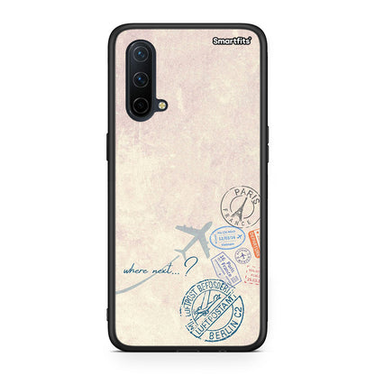 OnePlus Nord CE 5G Where Next Θήκη από τη Smartfits με σχέδιο στο πίσω μέρος και μαύρο περίβλημα | Smartphone case with colorful back and black bezels by Smartfits