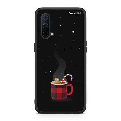 OnePlus Nord CE 5G Xmas Bathing θήκη από τη Smartfits με σχέδιο στο πίσω μέρος και μαύρο περίβλημα | Smartphone case with colorful back and black bezels by Smartfits