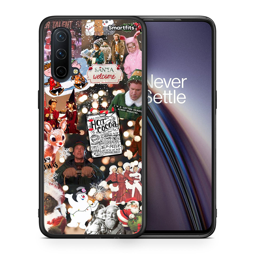 Θήκη OnePlus Nord CE 5G Xmas Movies από τη Smartfits με σχέδιο στο πίσω μέρος και μαύρο περίβλημα | OnePlus Nord CE 5G Xmas Movies case with colorful back and black bezels