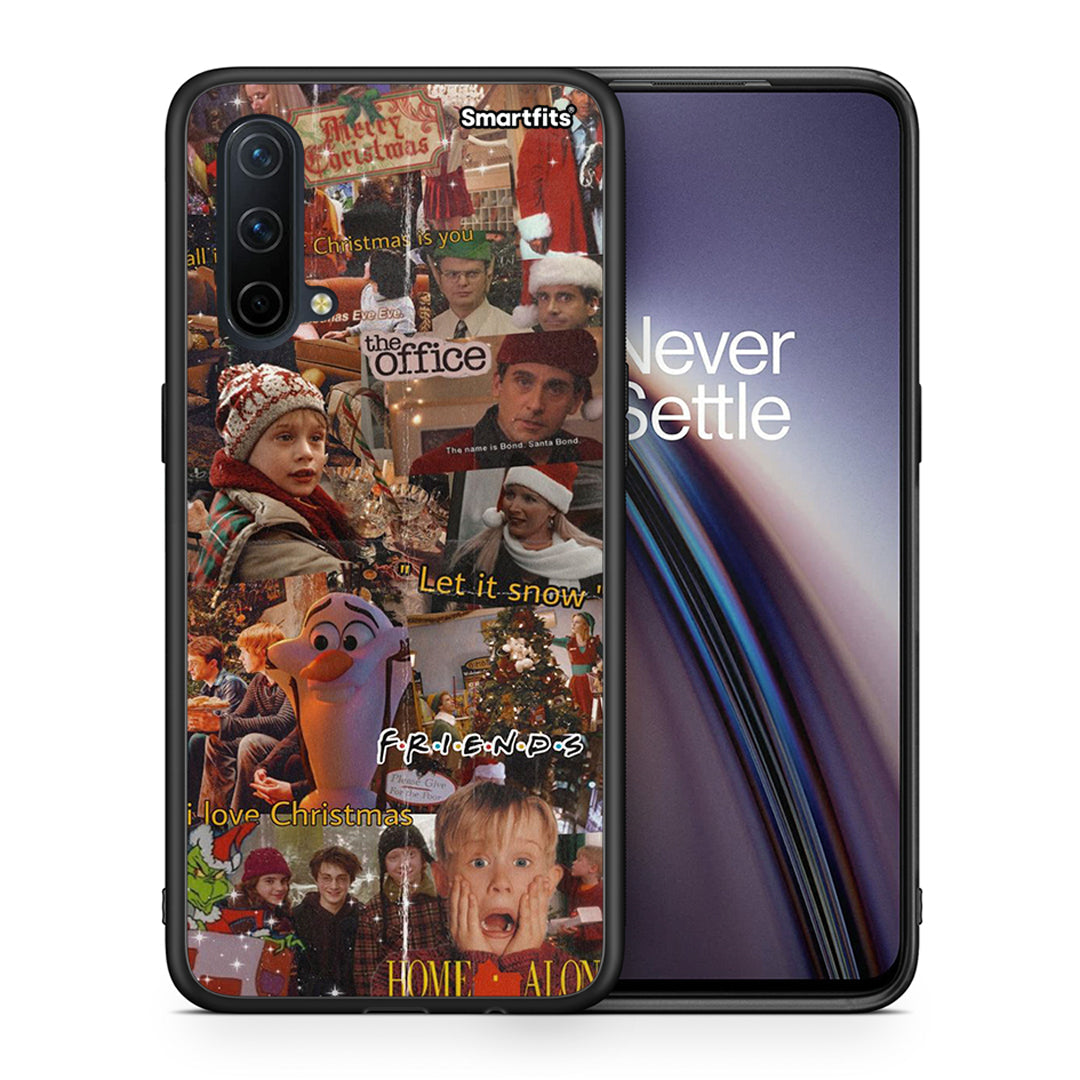 Θήκη OnePlus Nord CE 5G Xmas Wishes από τη Smartfits με σχέδιο στο πίσω μέρος και μαύρο περίβλημα | OnePlus Nord CE 5G Xmas Wishes case with colorful back and black bezels