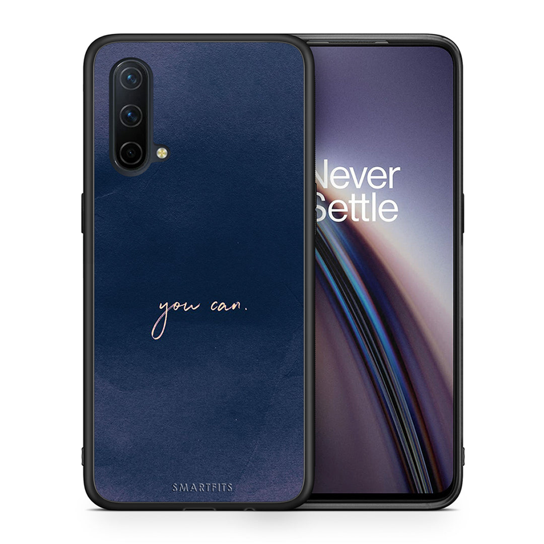 Θήκη OnePlus Nord CE 5G You Can από τη Smartfits με σχέδιο στο πίσω μέρος και μαύρο περίβλημα | OnePlus Nord CE 5G You Can case with colorful back and black bezels