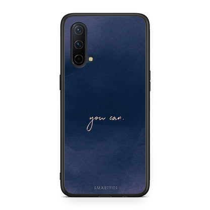 OnePlus Nord CE 5G You Can θήκη από τη Smartfits με σχέδιο στο πίσω μέρος και μαύρο περίβλημα | Smartphone case with colorful back and black bezels by Smartfits