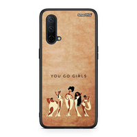 Thumbnail for OnePlus Nord CE 5G You Go Girl θήκη από τη Smartfits με σχέδιο στο πίσω μέρος και μαύρο περίβλημα | Smartphone case with colorful back and black bezels by Smartfits
