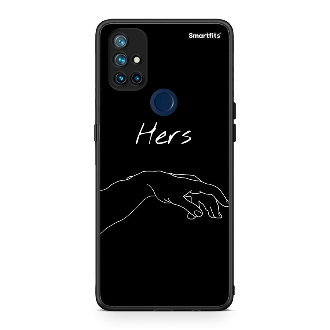 OnePlus Nord N10 5G Aeshetic Love 1 Θήκη Αγίου Βαλεντίνου από τη Smartfits με σχέδιο στο πίσω μέρος και μαύρο περίβλημα | Smartphone case with colorful back and black bezels by Smartfits
