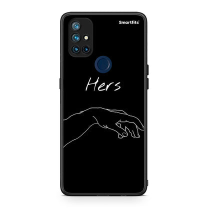 OnePlus Nord N10 5G Aeshetic Love 1 Θήκη Αγίου Βαλεντίνου από τη Smartfits με σχέδιο στο πίσω μέρος και μαύρο περίβλημα | Smartphone case with colorful back and black bezels by Smartfits