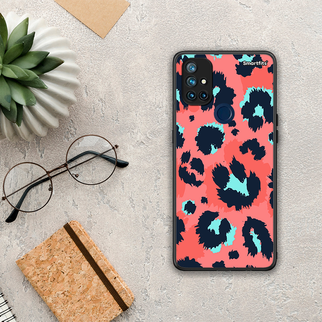 Animal Pink Leopard - OnePlus Nord N10 5G θήκη