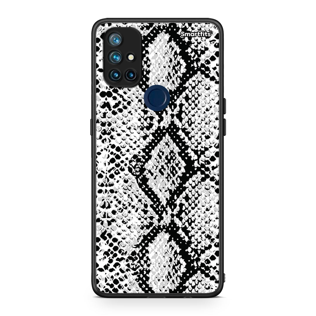 24 - OnePlus Nord N10 5G White Snake Animal case, cover, bumper