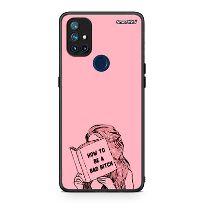 OnePlus Nord N10 5G Bad Bitch θήκη από τη Smartfits με σχέδιο στο πίσω μέρος και μαύρο περίβλημα | Smartphone case with colorful back and black bezels by Smartfits