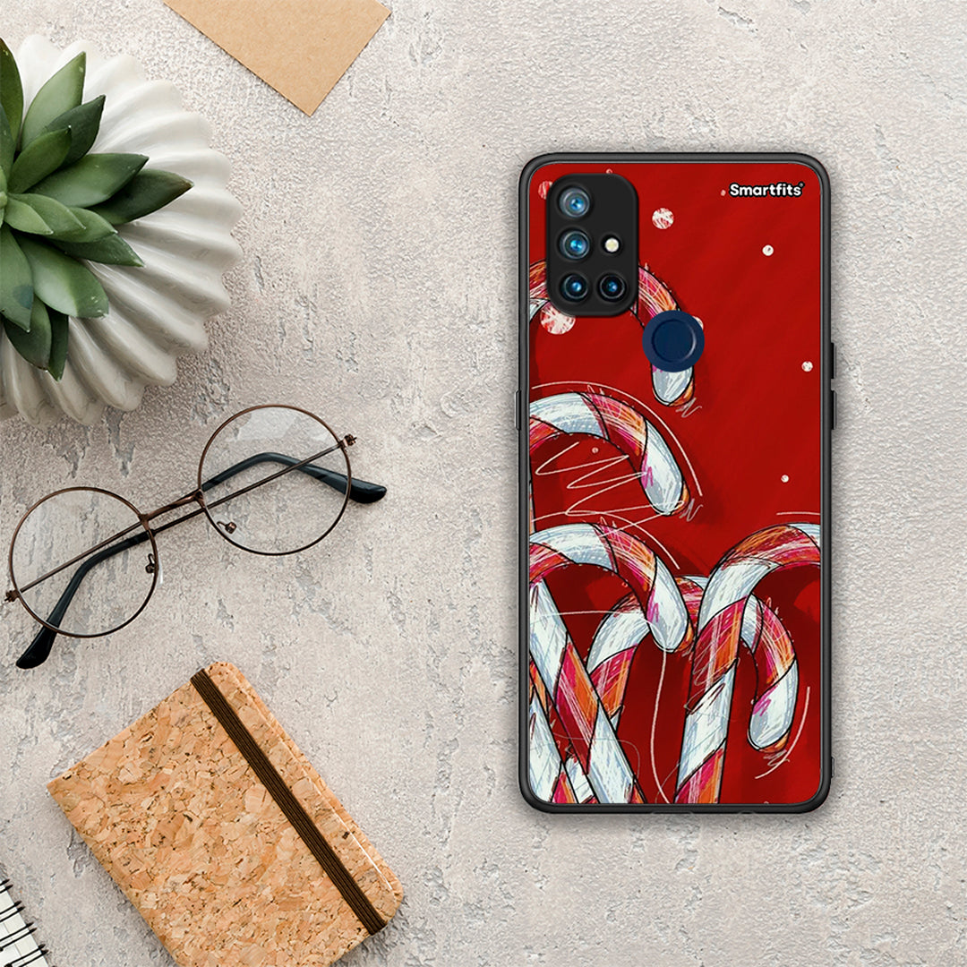 Candy Cane - OnePlus Nord N10 5G θήκη