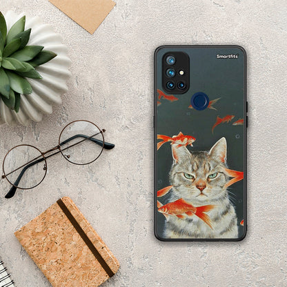 Cat Goldfish - OnePlus Nord N10 5G θήκη